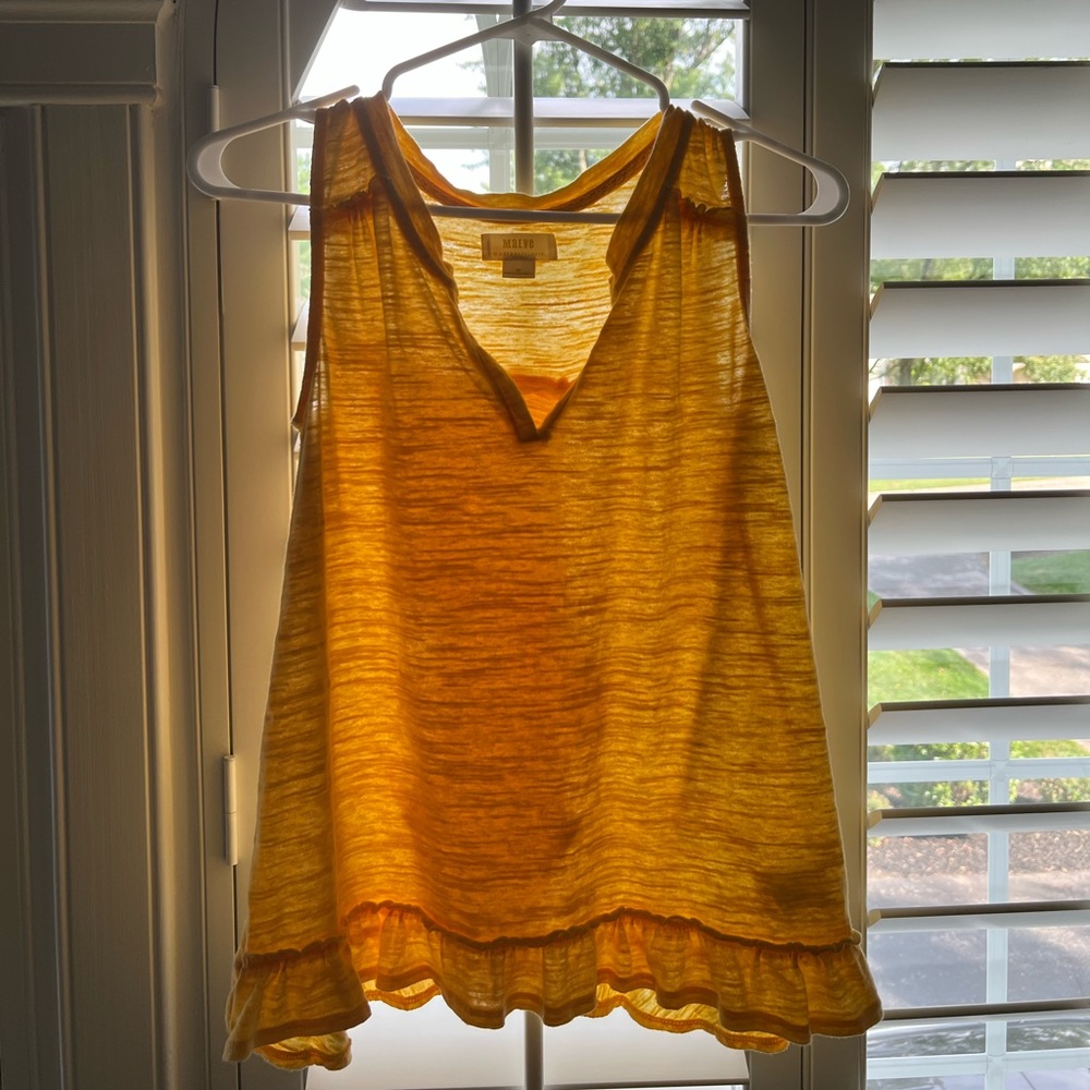 Anthropologie Womens Tank Top - Orange - XS